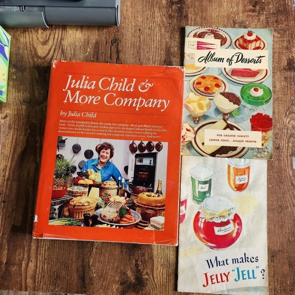 Julia Child And More Company Cookbook HB/DJ 1981